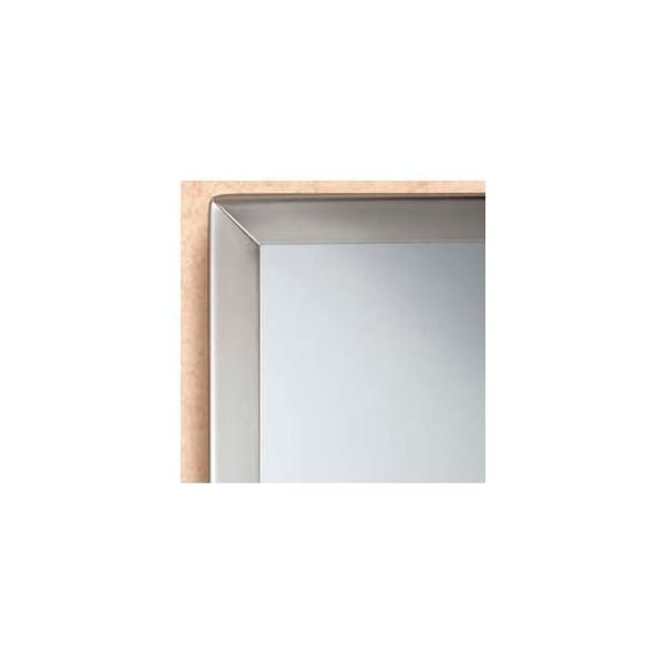 Bobrick Tempered Glass Channel-Frame Mirror - 24inW x 36inH -